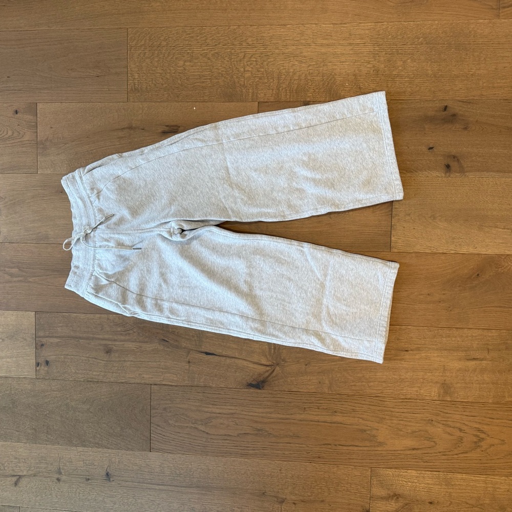 lululemon athletica Wide Leg Sweatpants in Light Gray